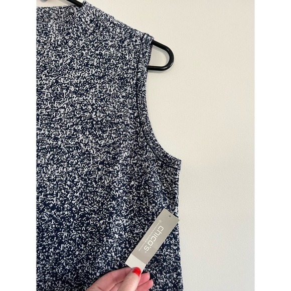 NWT Chico Zenergy Ombre Mockneck Tunic Size 1 - Picture 3 of 4